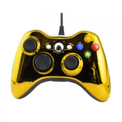 XBOX 360 WIRED CONTROLLER -Electroplated Gold