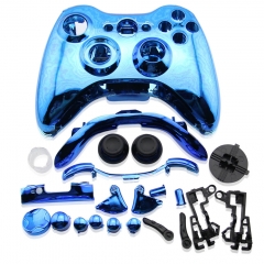 Protective Shell Case with Buttons for Xbox Wireless Controller Chrome Blue