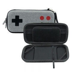 Nintendo Switch Lite Gray Arcade pattern Handbag with Wristband