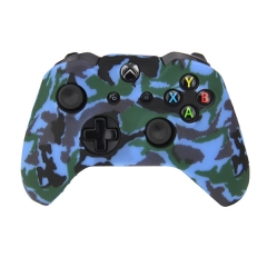 XBOX One Controller New camouflage Silicone Case -camouflage blue