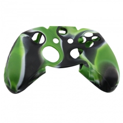 Silicone Case for XBOX One Controller -black+green