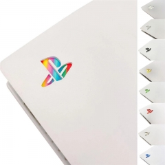 12pcs/Set Colorful Logo Skin Sticker Decal Film for PS5 Console Controller Accessories