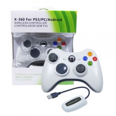 XBOX 360/PC/PS3/Android 2.4G wireless controller  White