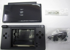 NDS Lite Console Shell with Logo (black)
